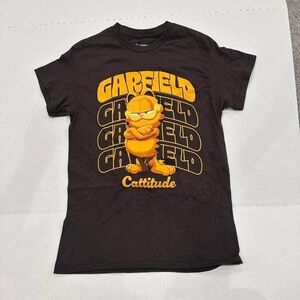 Garfield Movie T-Shirt Cattitude Brown Size Small